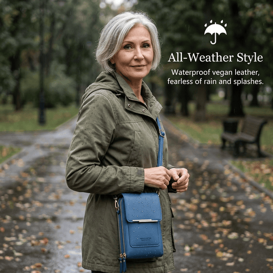🥳💞 Over 45000 solgt!⚡👜📱Enkel og elegant dame-touchscreen-skulderveske med telefonlomme💝