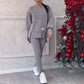 Nyhet! Casual sweatshirt-leggingssett for kvinner – Komfort og stil i ett sett ✨👚🌸
