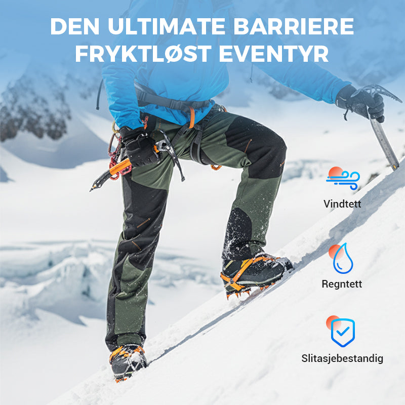 Vindtett vanntett, varm, elastisk midje turbukse-1