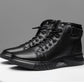 🔥MARTINI' SVARTE LÆRSTØVLER-9