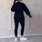 Nyhet! Casual sweatshirt-leggingssett for kvinner – Komfort og stil i ett sett ✨👚🌸