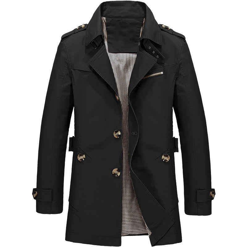🔥Siste dag med 50 % avslag🔥Trenchcoat for menn-8