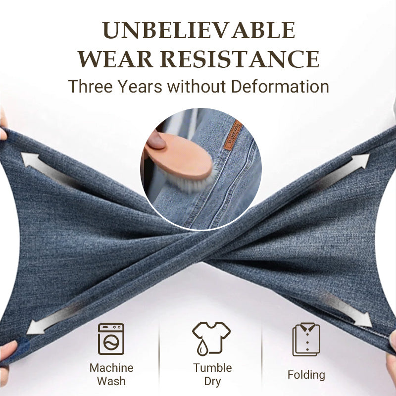 💥⏳HOT SALE🎁Løse, rette jeans for menn👖💥-6