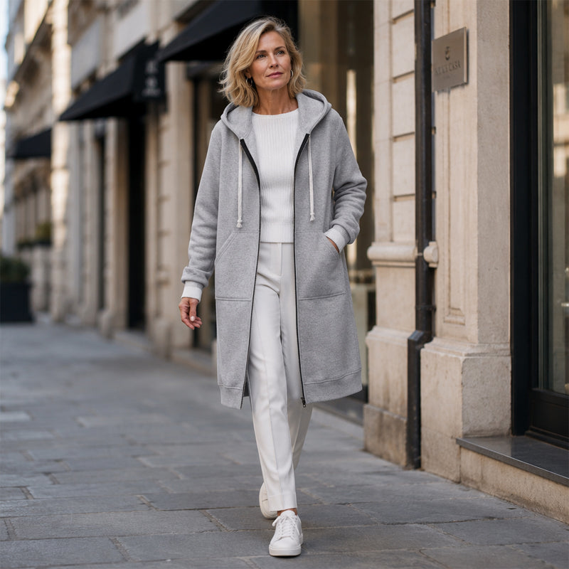 🔥✨Fleece-hettegensere med glidelås for damer-5