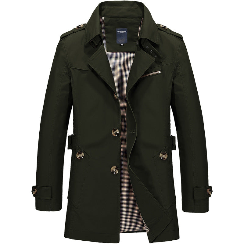 🔥Siste dag med 50 % avslag🔥Trenchcoat for menn-11