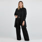⏳Tidsbegrenset spesialtilbud⏰Elegant 3-delt sett med lang cardigan, topp og bukse💞-18