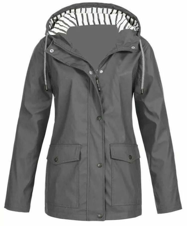 🏞️HOT SALE 49 % RABATT 🔥Vanntett og vindtett jakke for kvinner💦-8