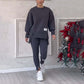 Nyhet! Casual sweatshirt-leggingssett for kvinner – Komfort og stil i ett sett ✨👚🌸