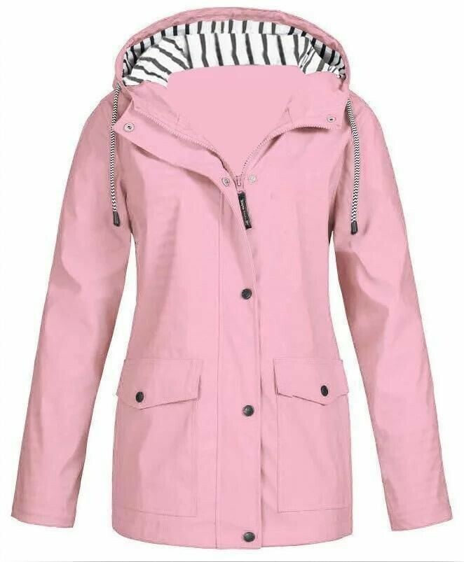 🏞️HOT SALE 49 % RABATT 🔥Vanntett og vindtett jakke for kvinner💦-6