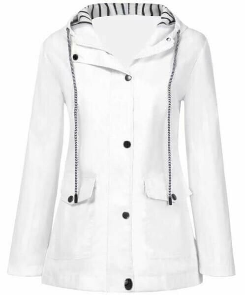 🏞️HOT SALE 49 % RABATT 🔥Vanntett og vindtett jakke for kvinner💦-7