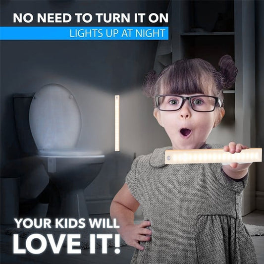 💡人感センサーLEDライト 磁石付きでどこでも設置 手ぶらで点灯で便利 玄関やクローゼットに
