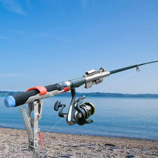 ⏳🔥💪 Automatic Sensing Fishing Rod Holder – Sturdy and Wind-Resistant – Pay on Delivery 🚚🌊