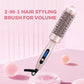 ⏳⚡💨 2-in-1 Volumizing Curling Brush – Tames Frizz + Adds Volume at the Roots – Pay on Delivery 🧴🚚💕
