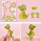 🦖📦 Educational 3D Dinosaur Puzzle – Develops Creativity and Spatial Thinking – Pay on Delivery 🧩✅
