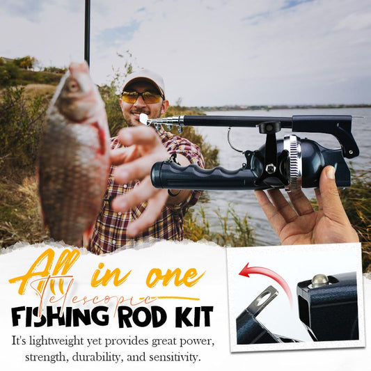 🎁オールインワン伸縮式釣り竿キット⏳