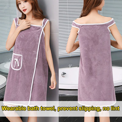 フェイクコーラルフリース 吸水性バスタオル - 素敵な贈り物