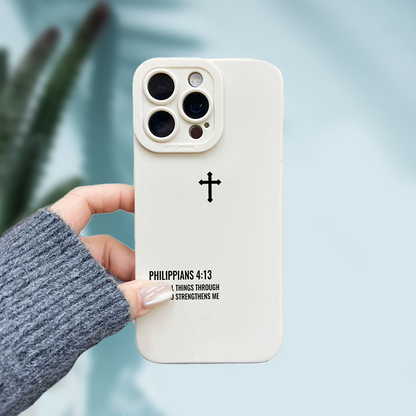 マットクロス柄 iPhoneケース