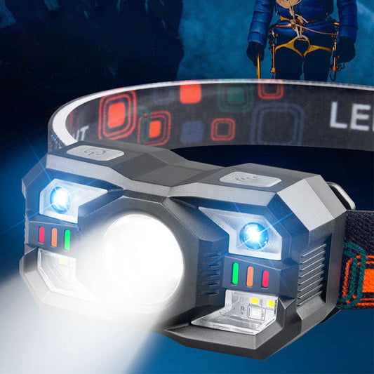 多機能充電式インテリジェントセンサー付き調節可能ヘッドランプ