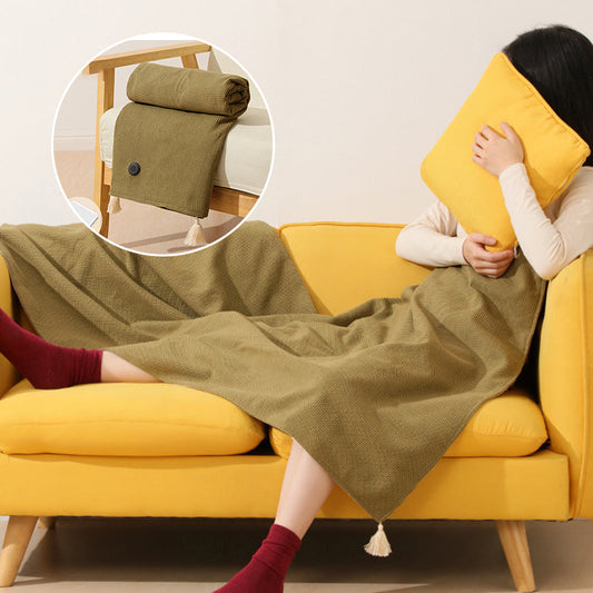 携帯用ソフトジッパー式電気毛布ショール