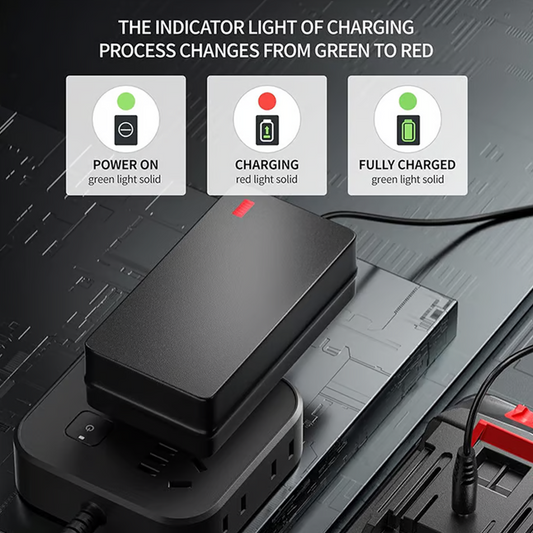 🔋 Купете 2, вземете 1 безплатно зарядно – Универсален литиев адаптер ⚡🔌