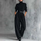 Elegant turtleneck-top og høyt liv-bukse til kvinner – Med gratis belte ✨👚👖