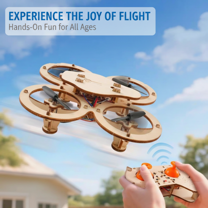 🎁🔥 DIY Wooden Drone Assembly Kit – Science Education – Cash on Delivery 🚁✅