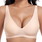 Deep V Plunge Push-up Wirefree Seamless Bra