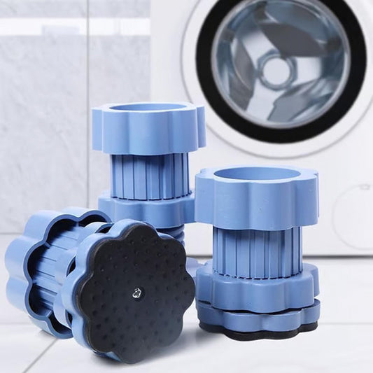 🔧 Universal Washing Machine Pads – 4 pcs | Raise, Anti-Vibration, Non-Slip, Floor Protection ✨