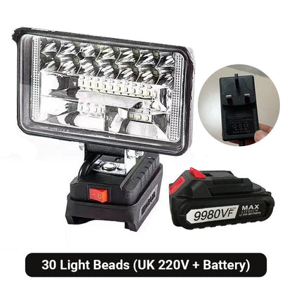 🔦💡 Portable High-Brightness LED Work Light | 3-Level Dimming - Pay on Delivery ✨✅