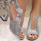 🏖️👠Elegant women's heeled sandals with open toes – Slender legs, comfortable walking👡