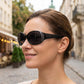 🥳💞 Retro prevelika polarizirana sončna očala – UV400+ okrasni kamni – plačilo po dostavi 🕶️✨✅