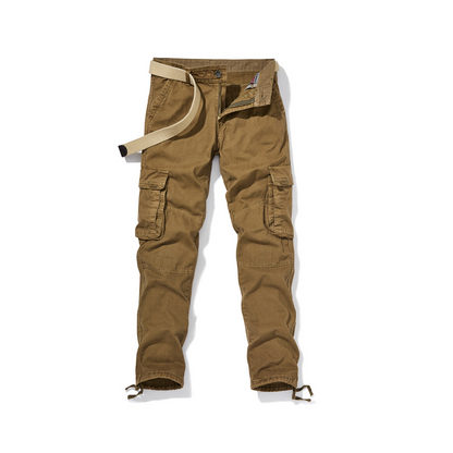 Herre cargo-bukser med store lommer – Komfortable, praktiske og slitesterke 🎉👖