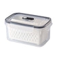 🥗💧 2-in-1 Drain & Storage Container | Wash & Drain + Airtight Storage – Pay on Delivery ✅