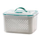 🥗💧 2-in-1 Drain & Storage Container | Wash & Drain + Airtight Storage – Pay on Delivery ✅