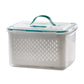 🥗💧 2-in-1 Drain & Storage Container | Wash & Drain + Airtight Storage – Pay on Delivery ✅