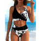🌺👙 Floral High-Waisted Bikini Set – Flattering and Slimming, Sweet Vacation Style – Pay on Delivery ✨✅