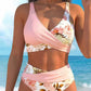 🌺👙 Floral High-Waisted Bikini Set – Flattering and Slimming, Sweet Vacation Style – Pay on Delivery ✨✅