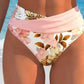 🌺👙 Floral High-Waisted Bikini Set – Flattering and Slimming, Sweet Vacation Style – Pay on Delivery ✨✅