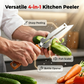 🔪 Multi-Function Kitchen Peeler – Four Blades, All-in-One – Cash on Delivery ✨✅