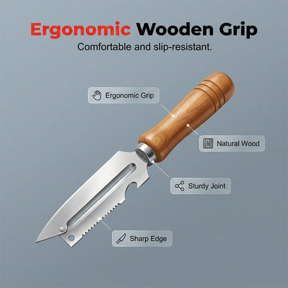 🔪 Multi-Function Kitchen Peeler – Four Blades, All-in-One – Cash on Delivery ✨✅