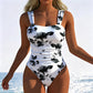 ⏰🔥 Women's Modern Printed One-Piece Swimsuit – Slimming and Pushing-Up – Pay on Delivery 🩱✅