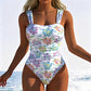 ⏰🔥 Women's Modern Printed One-Piece Swimsuit – Slimming and Pushing-Up – Pay on Delivery 🩱✅