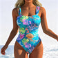 ⏰🔥 Women's Modern Printed One-Piece Swimsuit – Slimming and Pushing-Up – Pay on Delivery 🩱✅