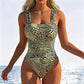 ⏰🔥 Women's Modern Printed One-Piece Swimsuit – Slimming and Pushing-Up – Pay on Delivery 🩱✅