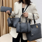 🔥👜 50% ΕΚΠΤΩΣΗ｜Σετ τσαντών 6 τεμαχίων από δέρμα PU – Κλασικό, ανθεκτικό και εύκολο στο καθάρισμα – Πληρωμή με αντικαταβολή ✅