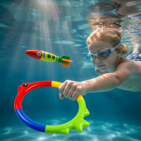 🐠💦 Igrače za potapljanje in iskanje – Izboljšajte vodne spretnosti in koordinacijo – Plačilo po povzetju ✅