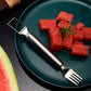 🍴🍎 Rezalnik in vilice za sadje 2 v 1 iz nerjavečega jekla – Rezanje in uživanje v enem – Plačilo po povzetju ✅
