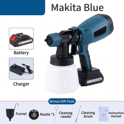 🎨🔋 Ασύρματο ηλεκτρικό πιστόλι ψεκασμού πολλαπλών λειτουργιών – Εύκολο στη φόρτιση – Διαθέσιμο με αντικαταβολή 🖌️✅