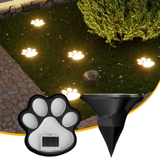 🐾☀️ Vrtne luči na sončno energijo z motivom šap – vodoodporne in vzdržljive – plačilo po dostavi ✨✅