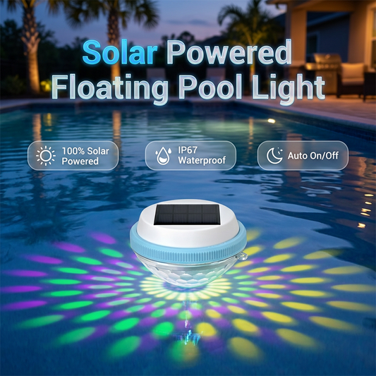 📢📢⏰ LED Solar Floating Pool Lights – Automatic Lighting – Pay on Delivery 💡✅